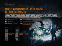 Фонарь ручной Fenix PD36R