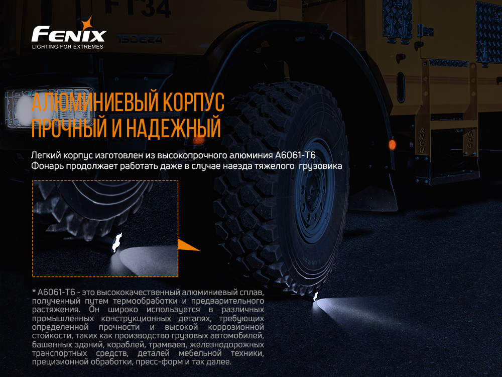 Фонарь ручной Fenix TK22UE