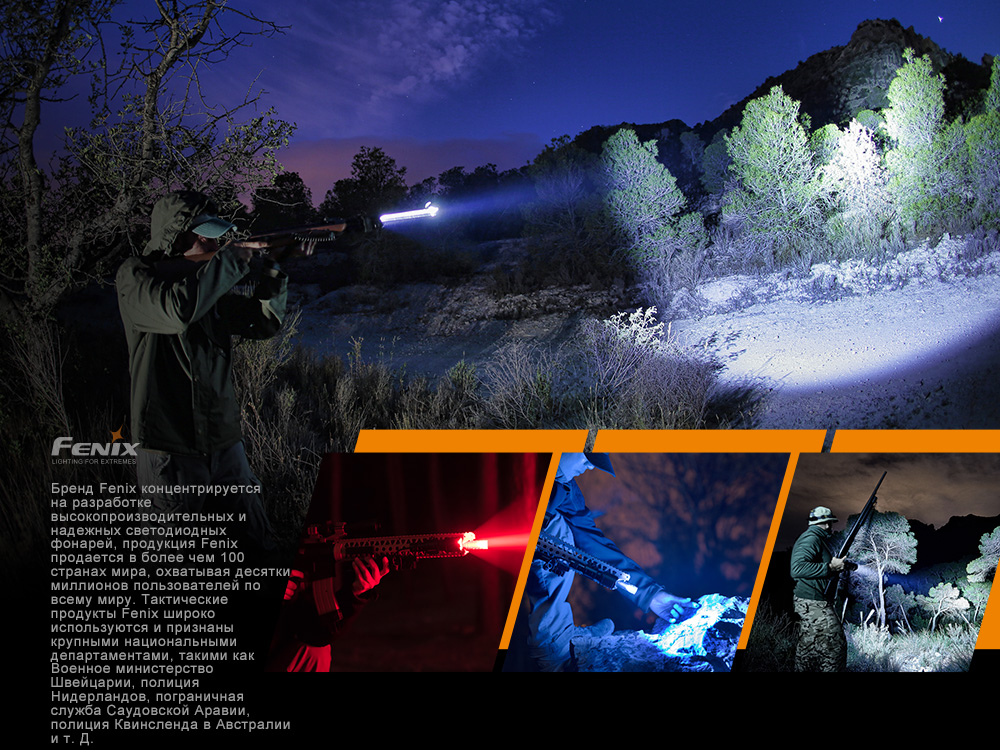 Фонарь ручной Fenix HT18