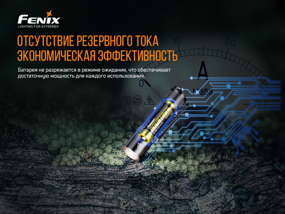 Фонарь ручной Fenix E12 V2.0 E12V20