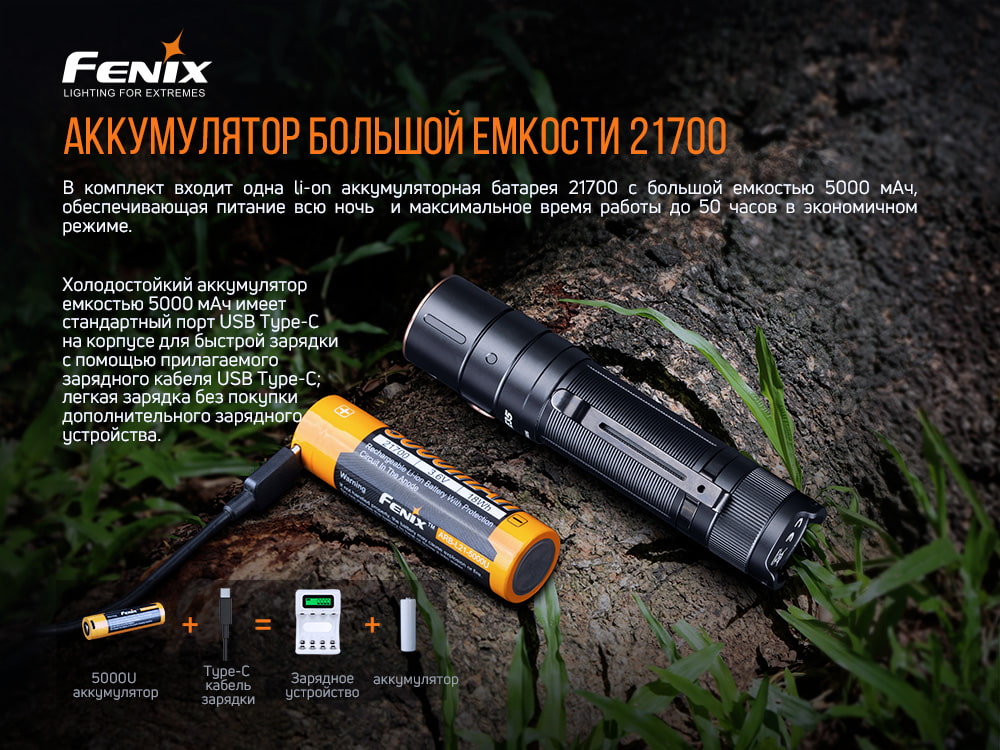 Фонарь ручной Fenix E35 V3.0