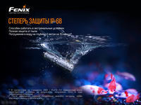 Фонарь ручной Fenix E02R черный E02Rblk