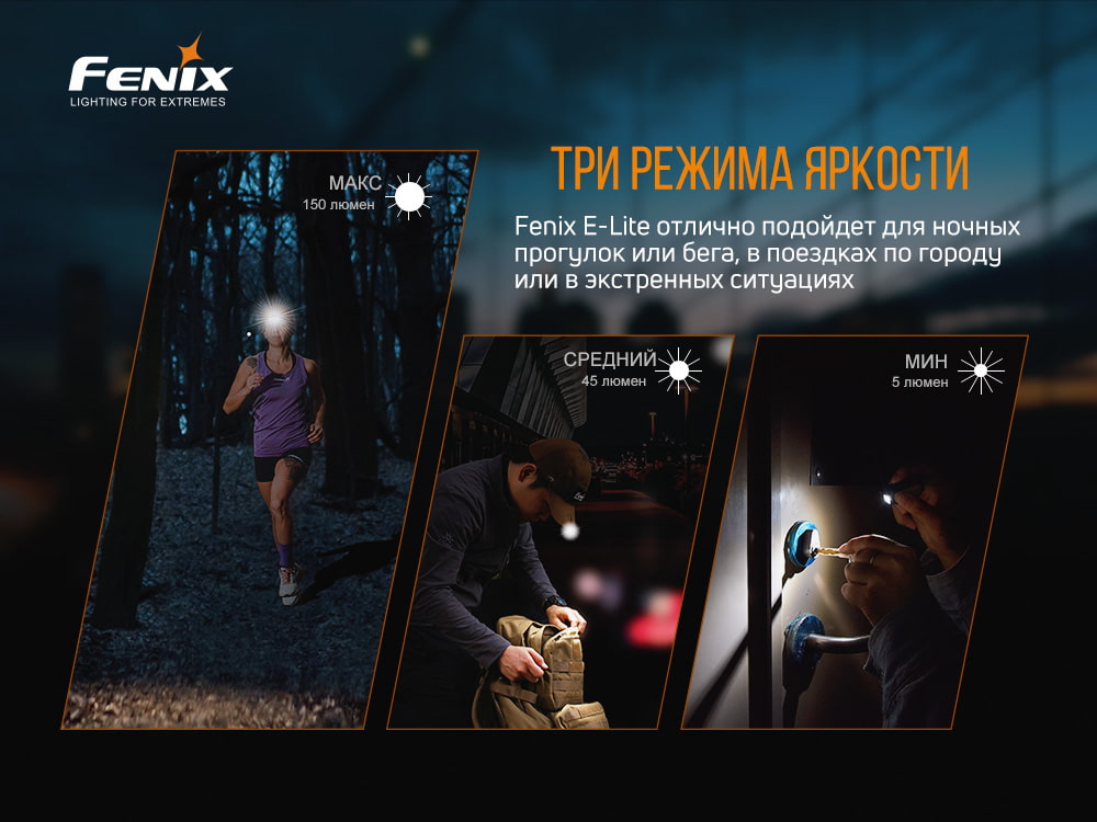 Фонарь ручной Fenix E-LITE