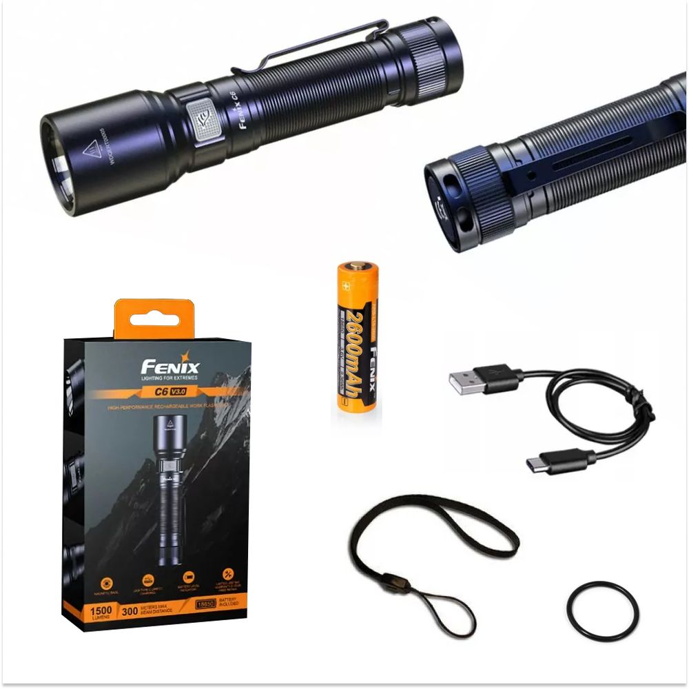 Фонарь ручной Fenix C6 V3.0 C6V30