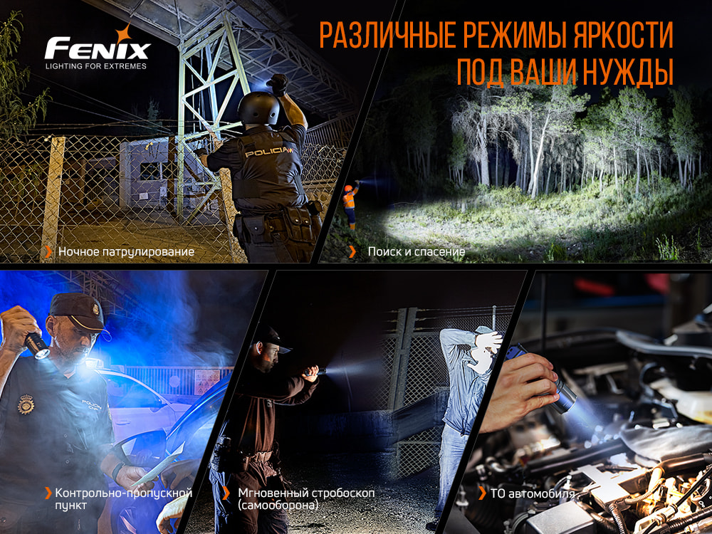 Фонарь ручной Fenix TK35UE V2.0 TK35UEV20