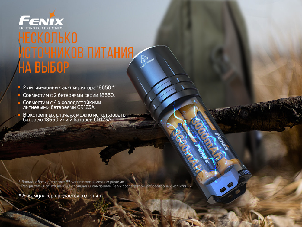 Фонарь ручной Fenix TK35UE V2.0 TK35UEV20