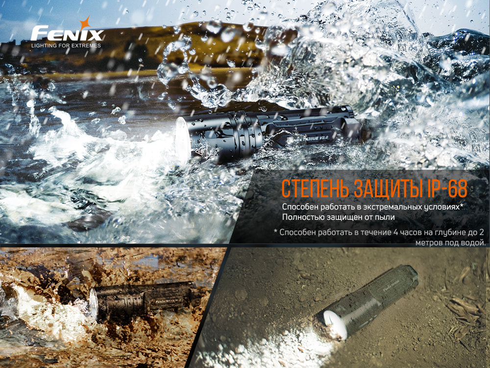 Фонарь ручной Fenix TK35UE V2.0 TK35UEV20