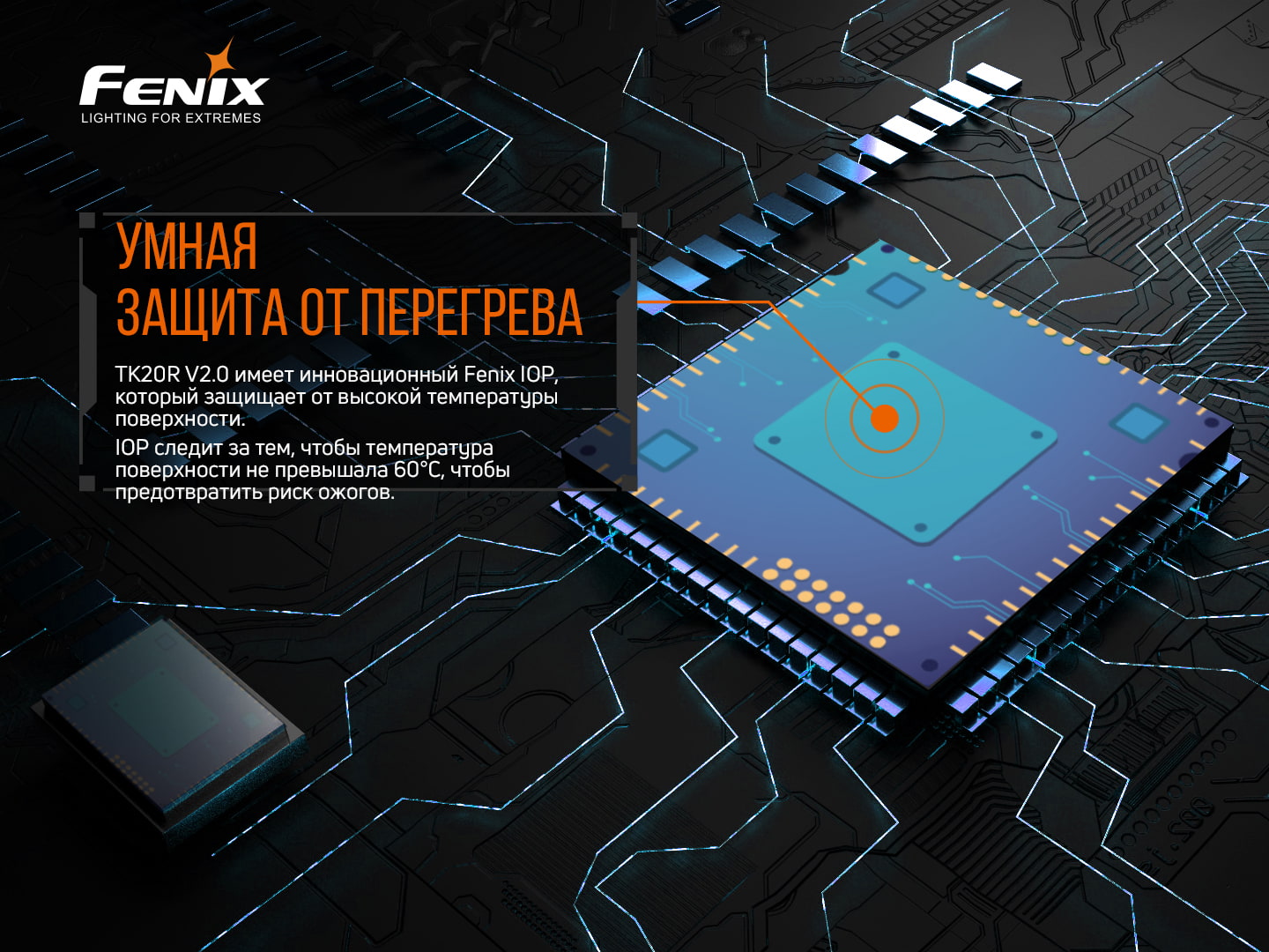 Фонарь ручной Fenix TK20R V2.0