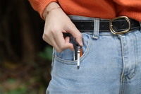 Нож складной Roxon K3 лезвие 12C27, белый