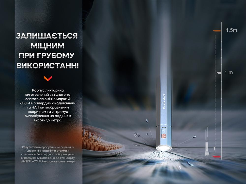 Фонарь ручной Fenix E-CP черный E-CPblack