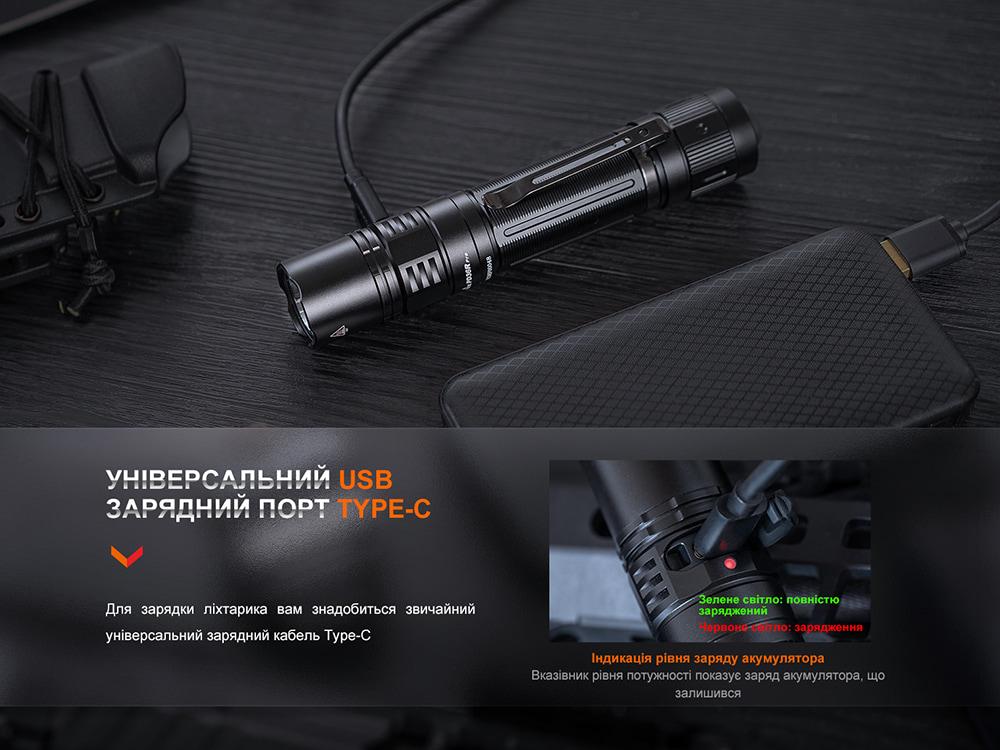 Фонарь тактический Fenix PD36R Pro RED PD36RPRORED