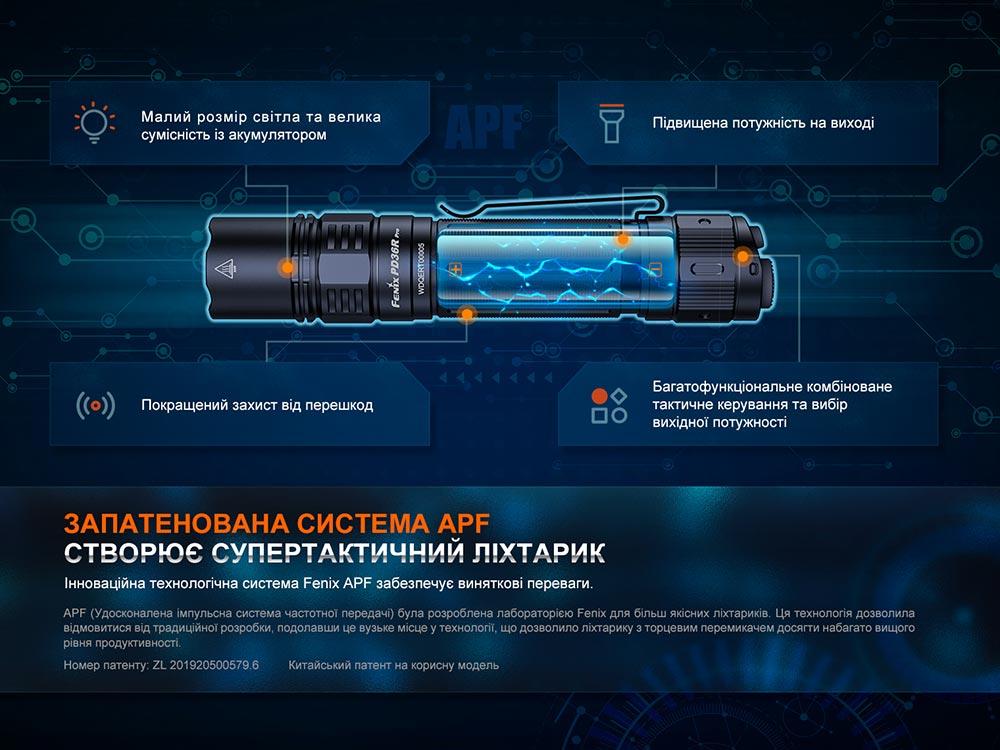 Фонарь тактический Fenix PD36R Pro RED PD36RPRORED