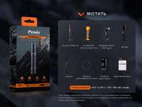 Фонарь тактический Fenix PD36R Pro RED PD36RPRORED