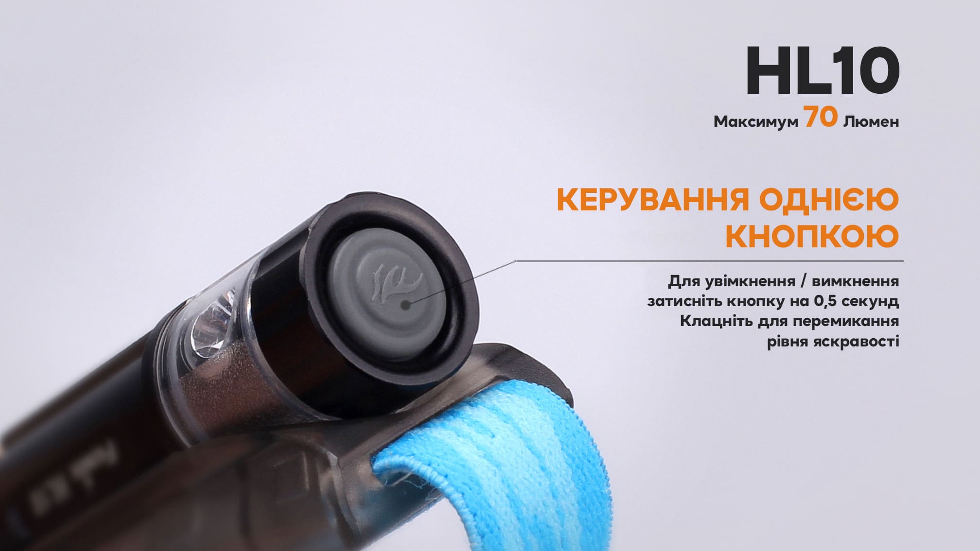 Фонарь налобный Fenix HL10 black HL10bk