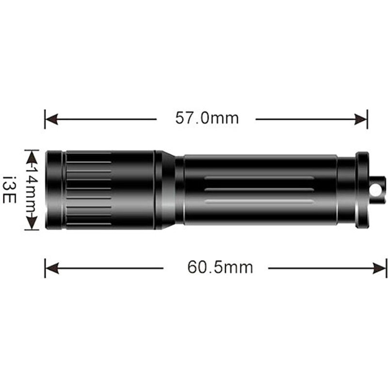 Фонарь-брелок Olight I3E EOS Black