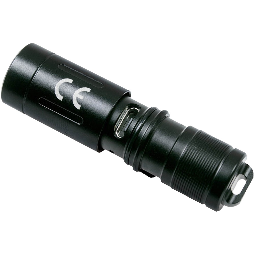 Фонарь ручной Fenix E02R черный E02Rblk