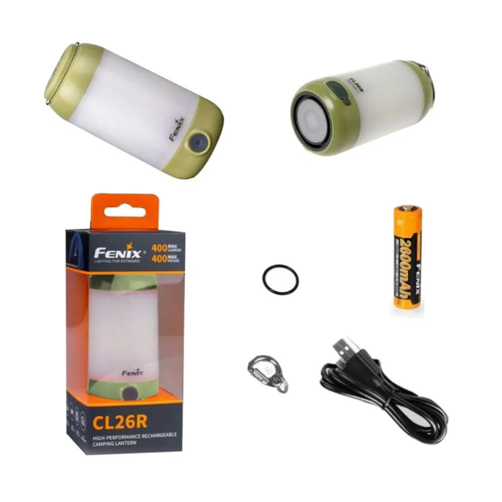 Фонарь кемпинговый Fenix CL26R красный