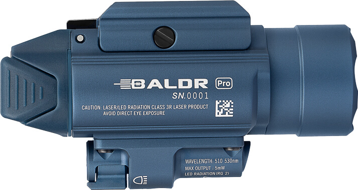 Фонарь Olight Baldr Pro Midnight Blue с зеленым ЛЦУ