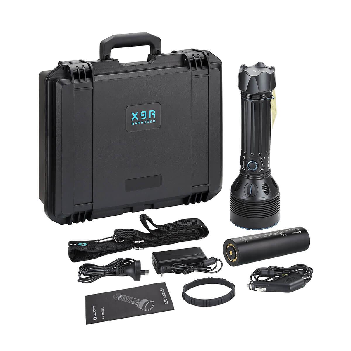 Фонарь поисковый Olight X9R Marauder OD Green