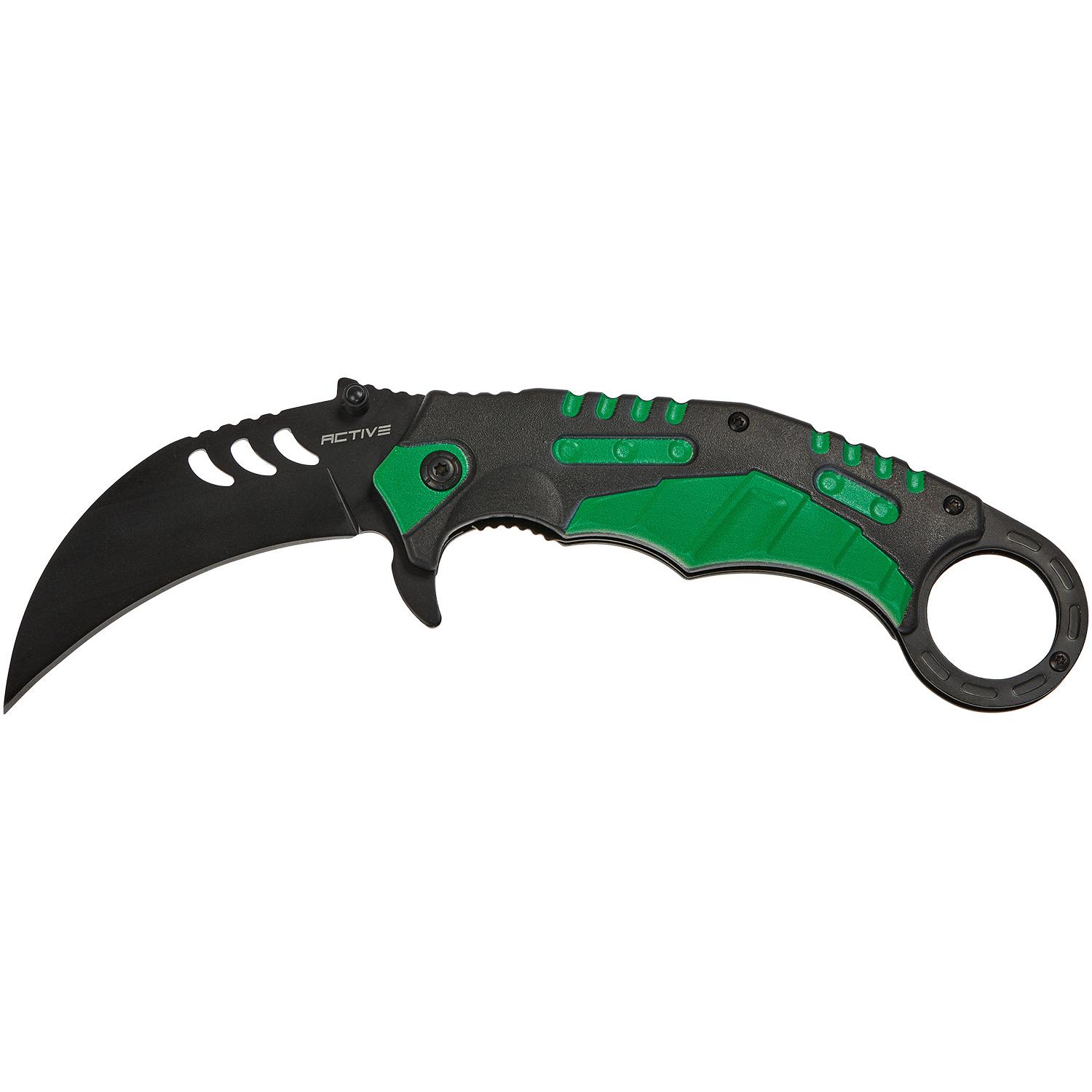 Нож Active Cockatoo Green SPK2G 63.02.82