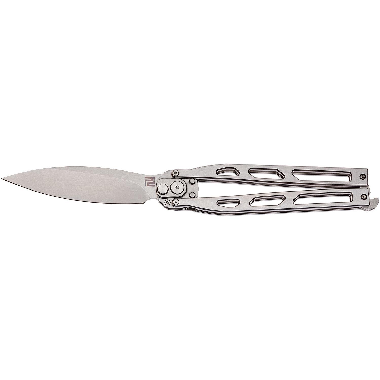 Нож Artisan Kinetic Balisong Silver 1823PL-ST 2798.02.06