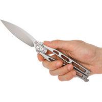 Нож Artisan Kinetic Balisong Silver 1823PL-ST 2798.02.06