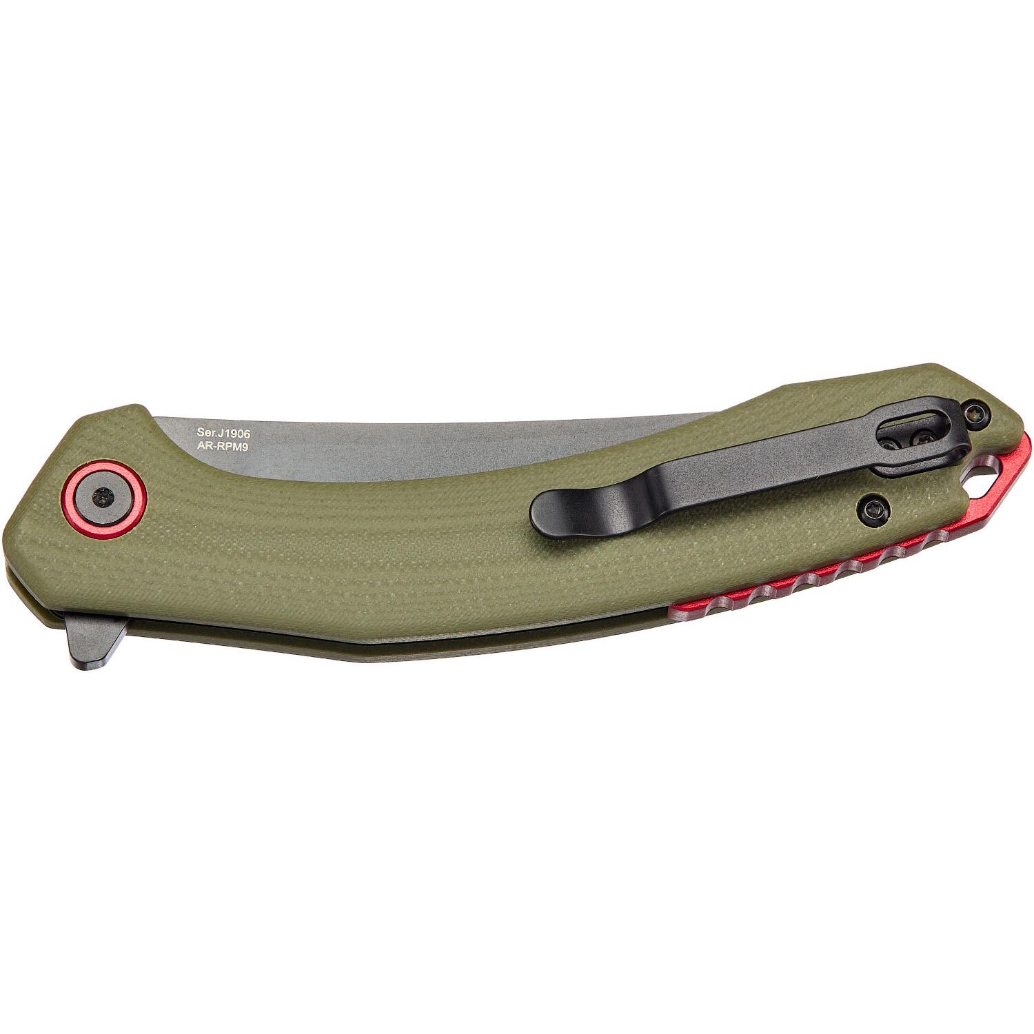 Нож CJRB Gobi Black Blade Green J1906-BGN 2798.02.99