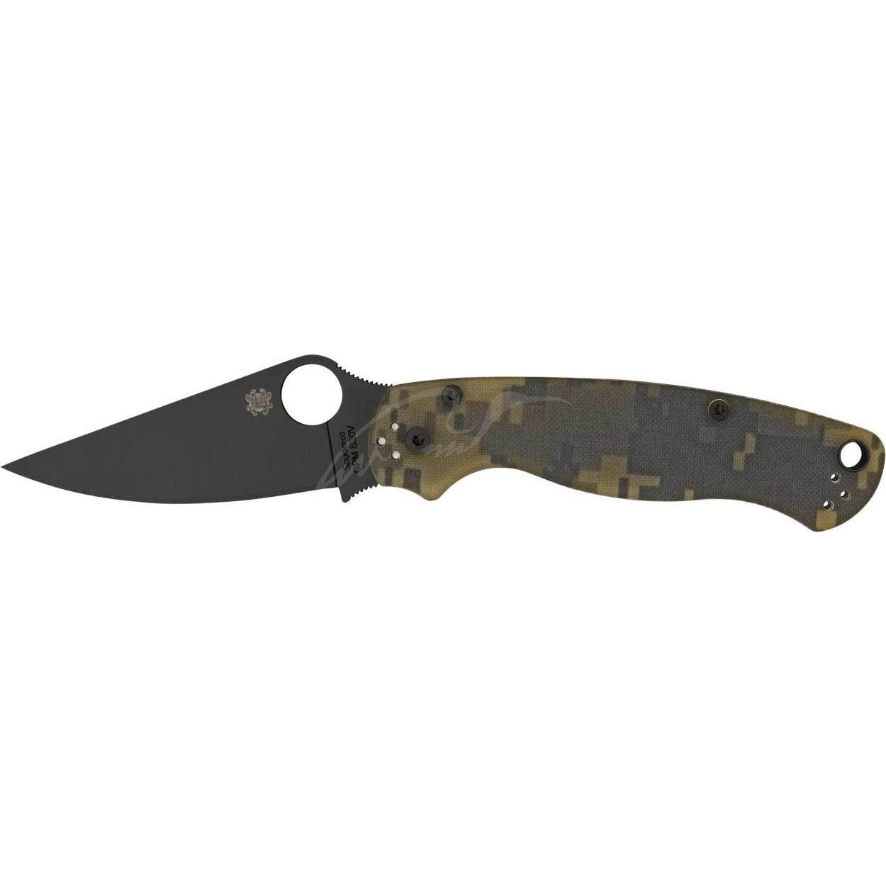 Нож Spyderco Para-Military2 Camo Black C81GPCMOBK2 87.01.56