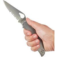 Нож Spyderco Byrd Cara Cara2 Stainless Half Serrated BY03PS2 87.11.10
