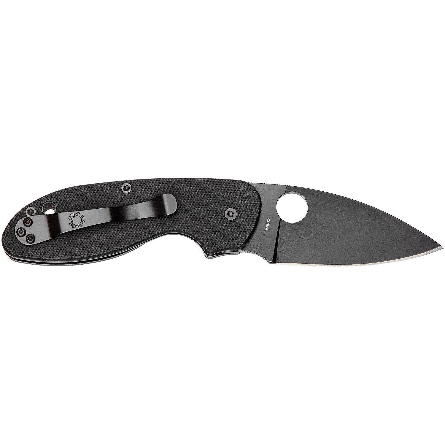 Нож Spyderco Efficient Black Blade C216GPBBK 87.13.60