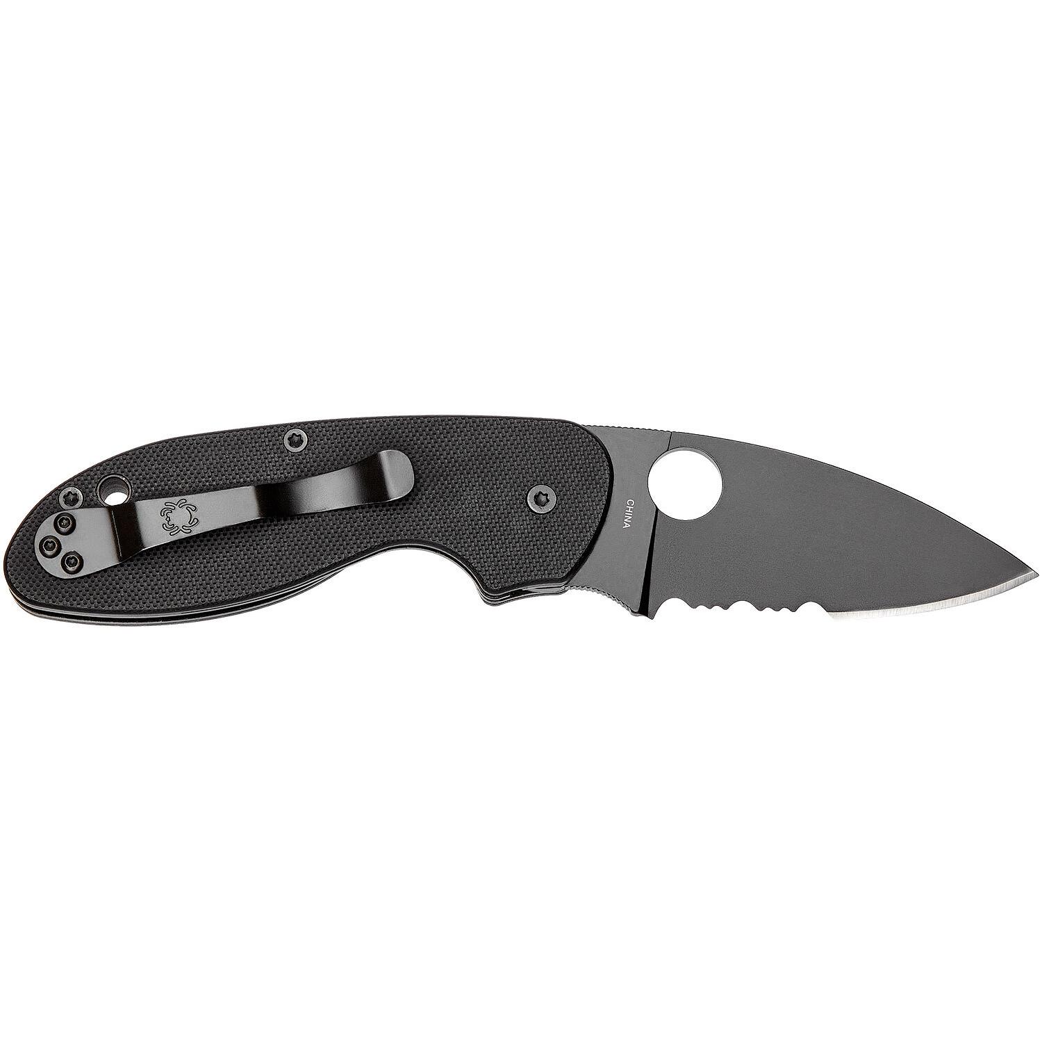 Нож Spyderco Efficient Black Blade C216GPSBBK 87.13.61