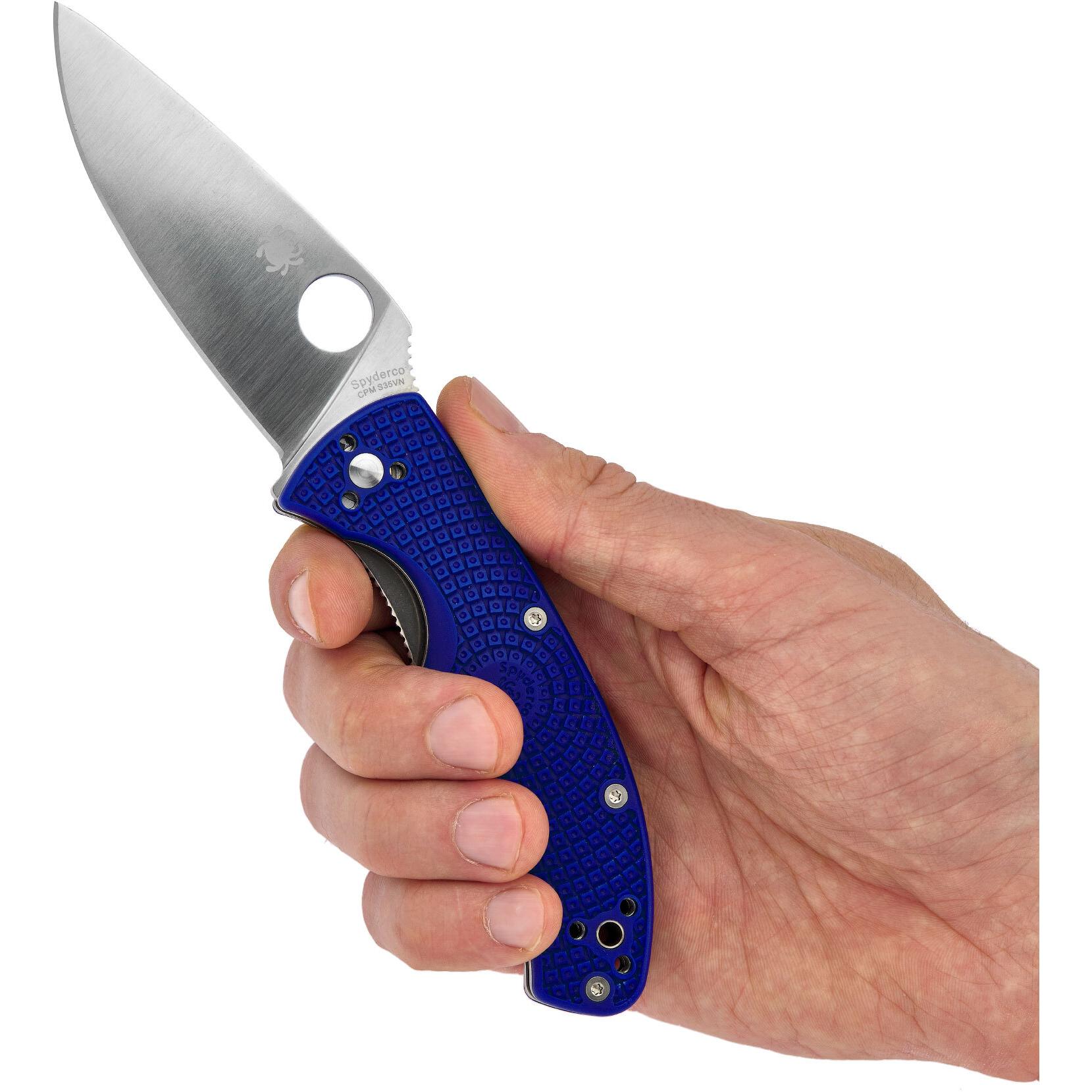 Нож Spyderco Tenacious S35VN blue C122PBL 87.14.72