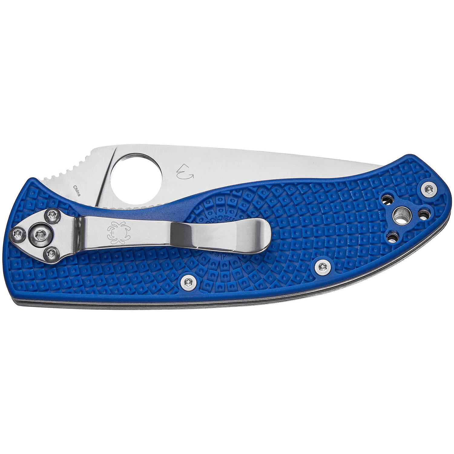 Нож Spyderco Tenacious blue полусеррейтор C122PSBL 87.14.81
