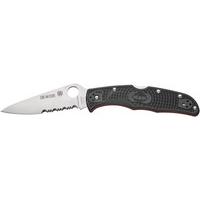 Нож Spyderco Endura 4 Thin Red Line полусеррейтор C10FPSBKRD 87.14.88