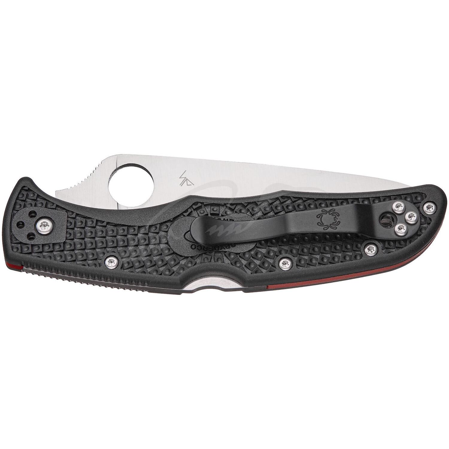 Нож Spyderco Endura 4 Thin Red Line полусеррейтор C10FPSBKRD 87.14.88