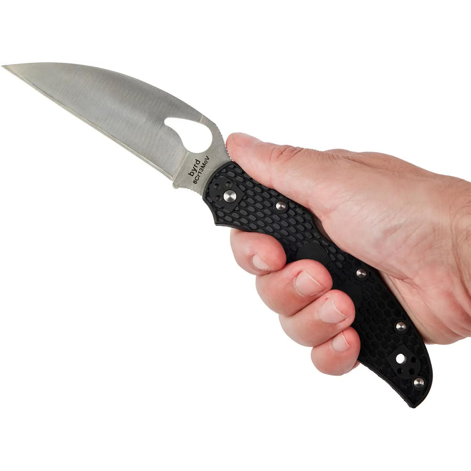 Нож Spyderco Byrd Cara Cara 2 Wharncliffe BY03PBKWC2 87.15.07