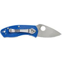 Нож Spyderco Ambitious Lightweight Blue Serrated C148SBL 87.15.97