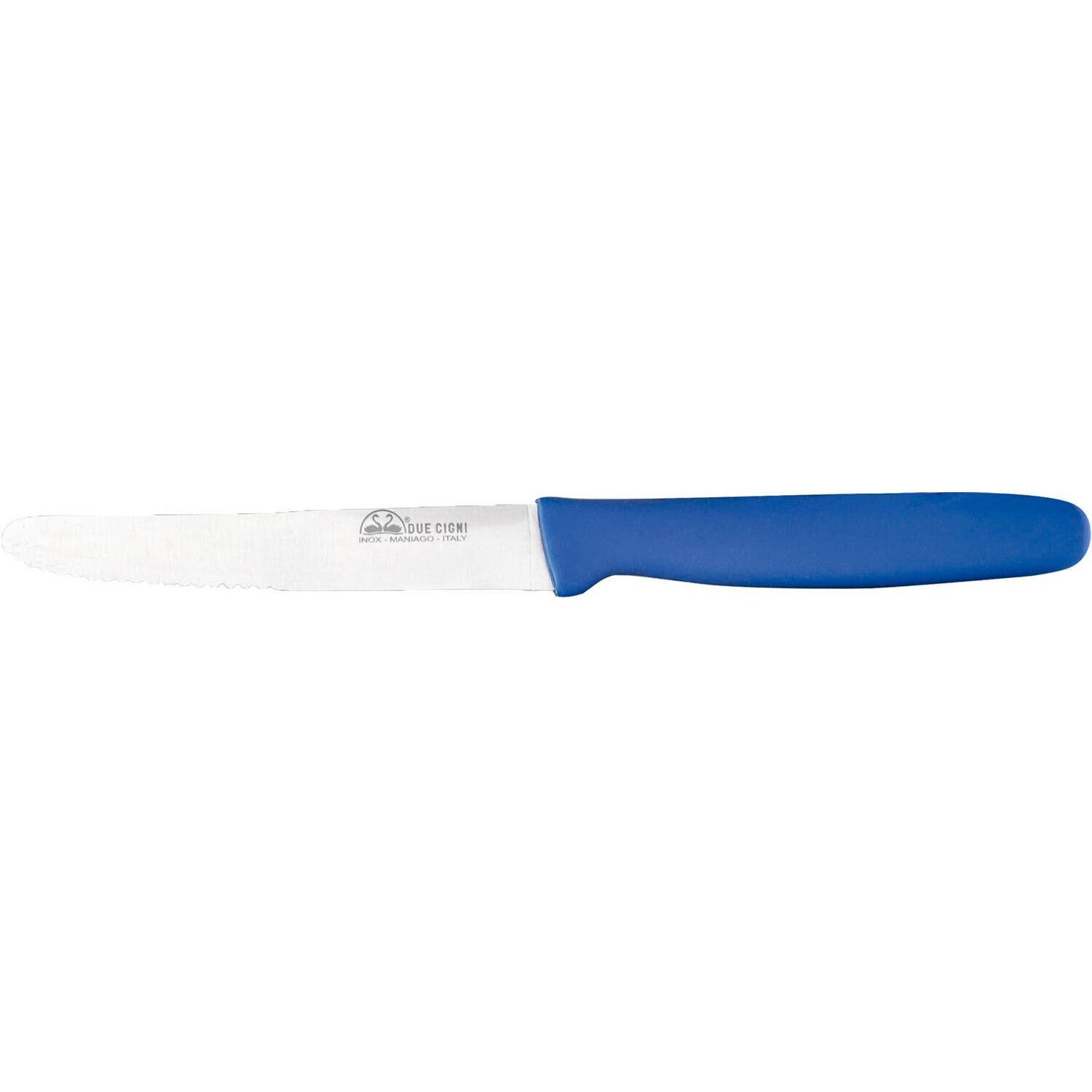 Нож кухонный Due Cigni Table Combo 110 мм. Цвет - синий 2C 711/11 DB 1904.00.69