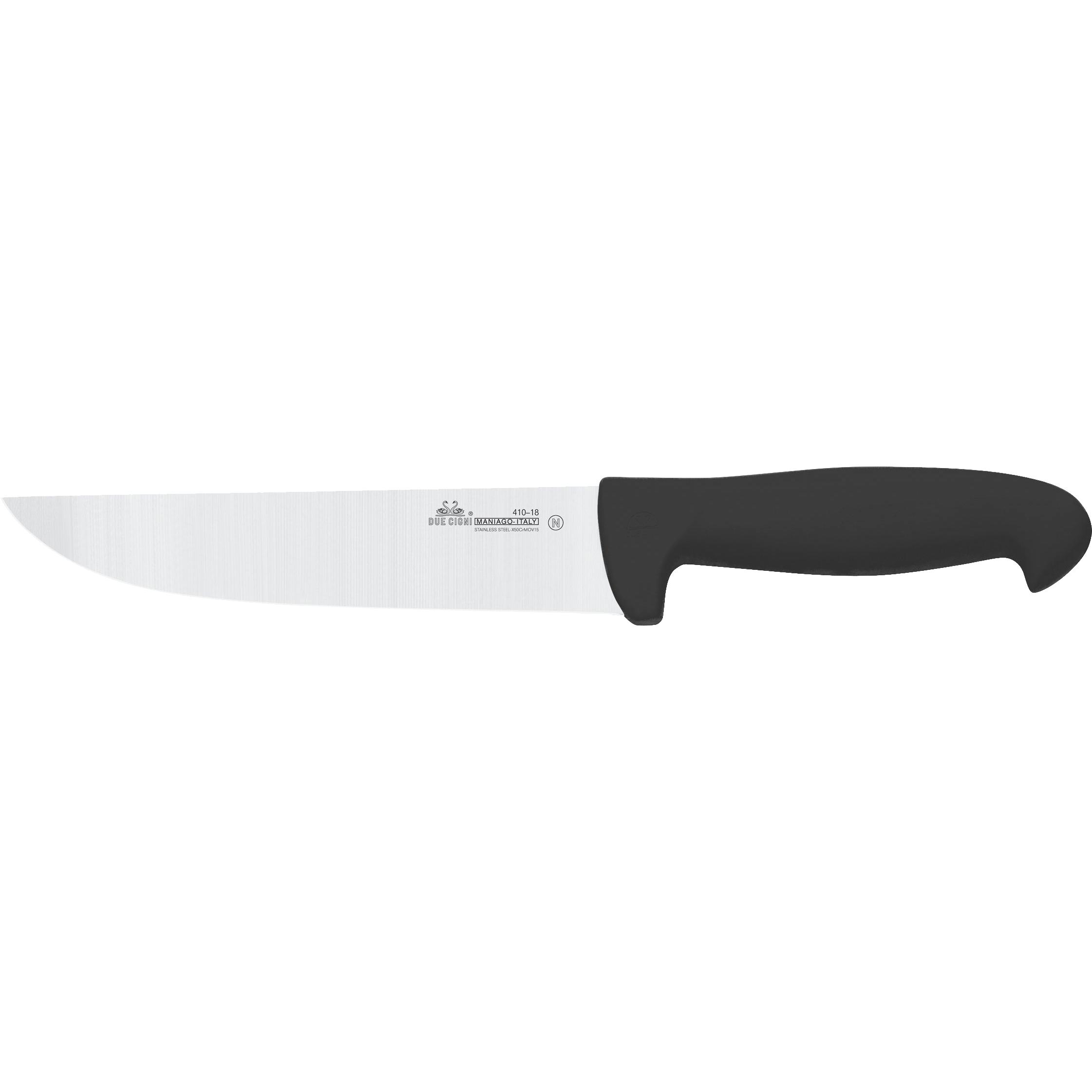 Нож кухонный Due Cigni Professional Butcher Knife 160 мм. Цвет - черный 2C 410/18 N 1904.01.00