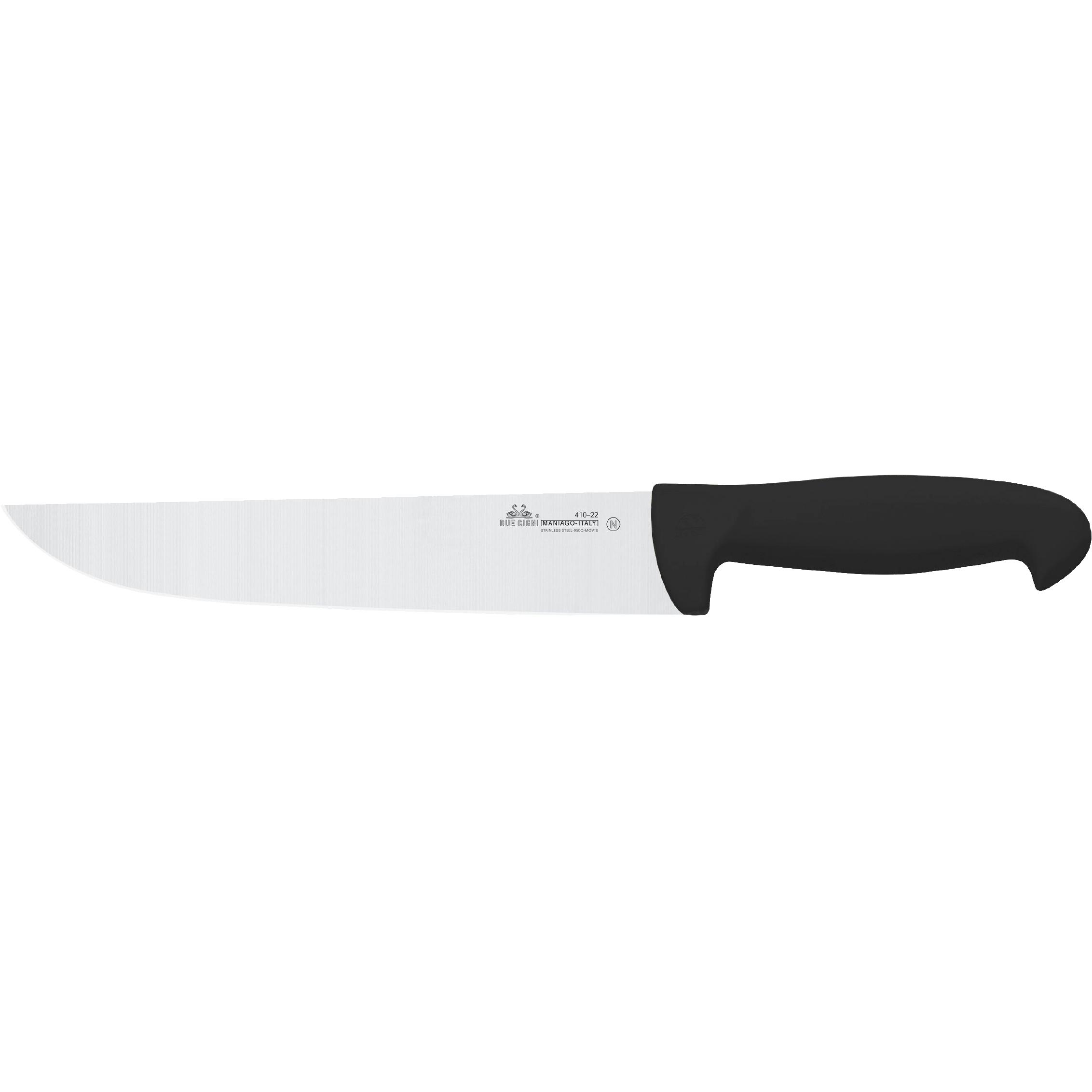 Нож кухонный Due Cigni Professional Butcher Knife 200 мм. Цвет - черный 2C 410/22 N 1904.01.02
