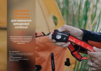 Фонарь налобный Fenix HL16 AAA черный