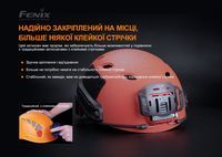 Крепление на шлем для налобных фонарей Fenix ALG-04