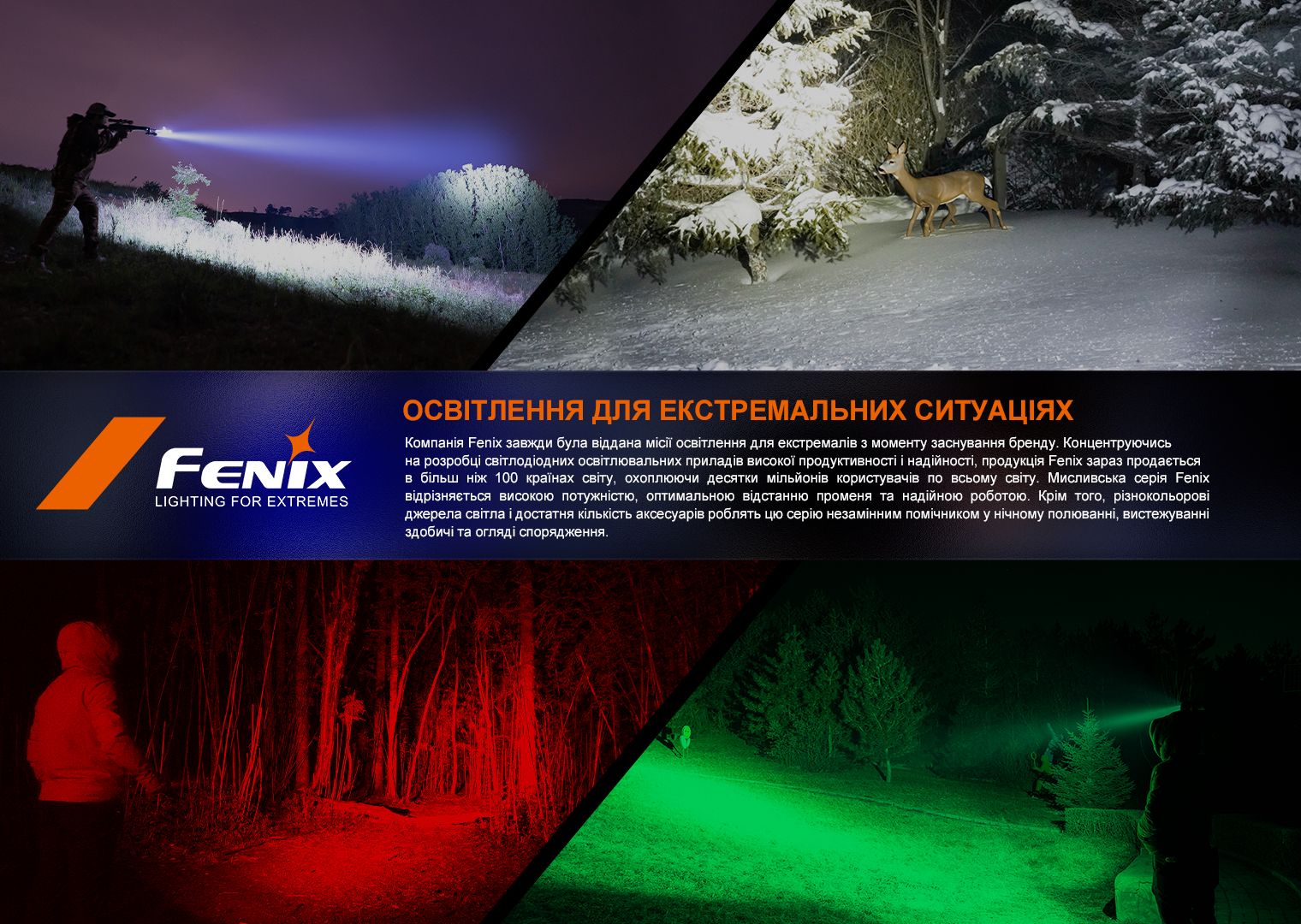 Фонарь ручной Fenix HT32