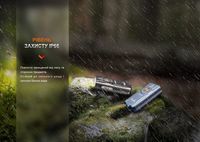 Фонарь наключный Fenix E03R V2.0, серый