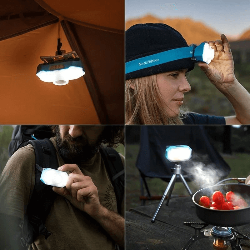 Фонарь налобный Naturehike NH18T001-A, голубой