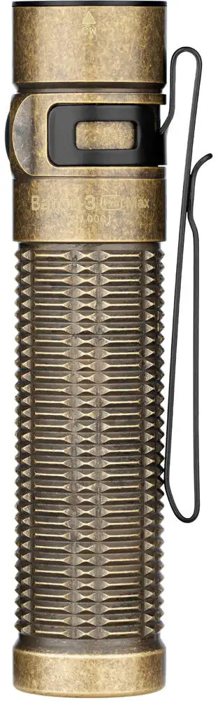 Фонарь Olight Baton 3 Pro Max Brass Stonewash 2370.43.87