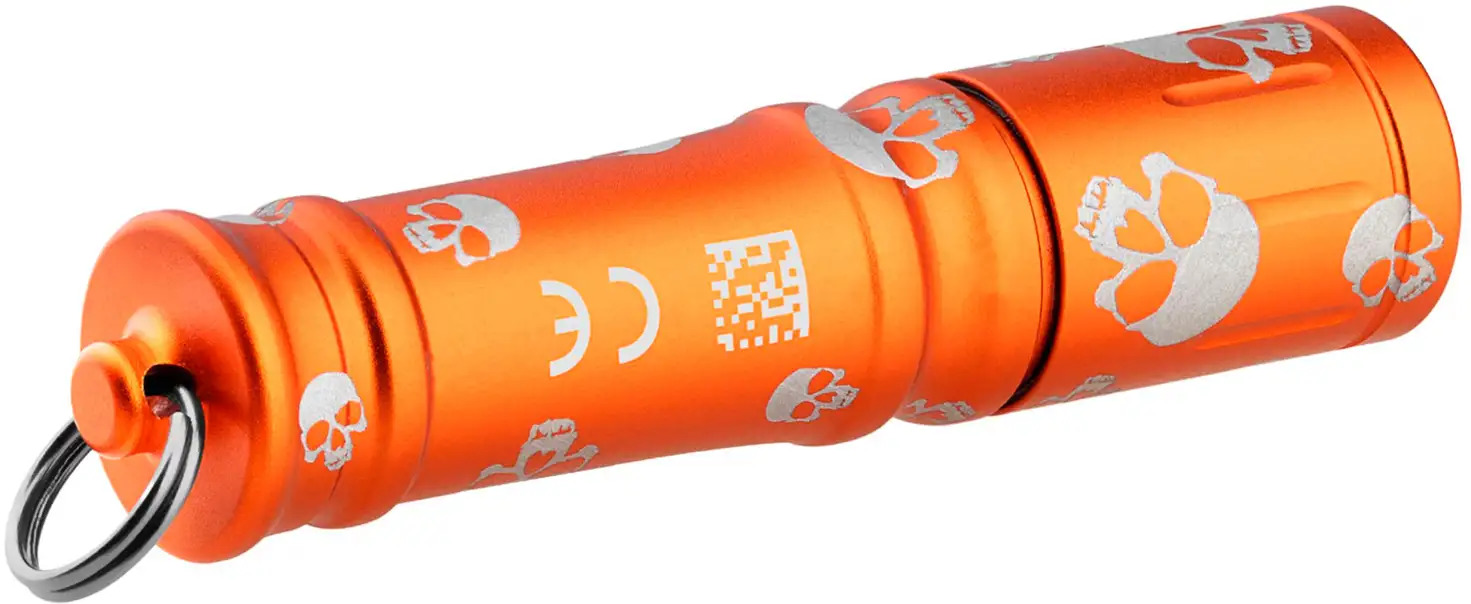 Фонарь-брелок Olight I3E EOS Orange Skull 2370.43.90