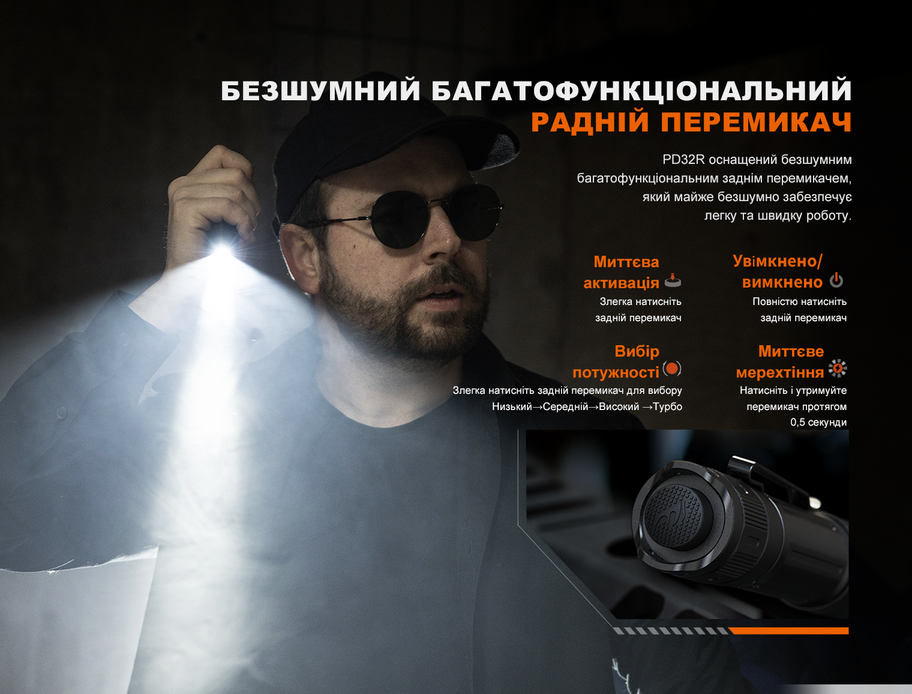 Фонарь ручной Fenix ​​PD32R