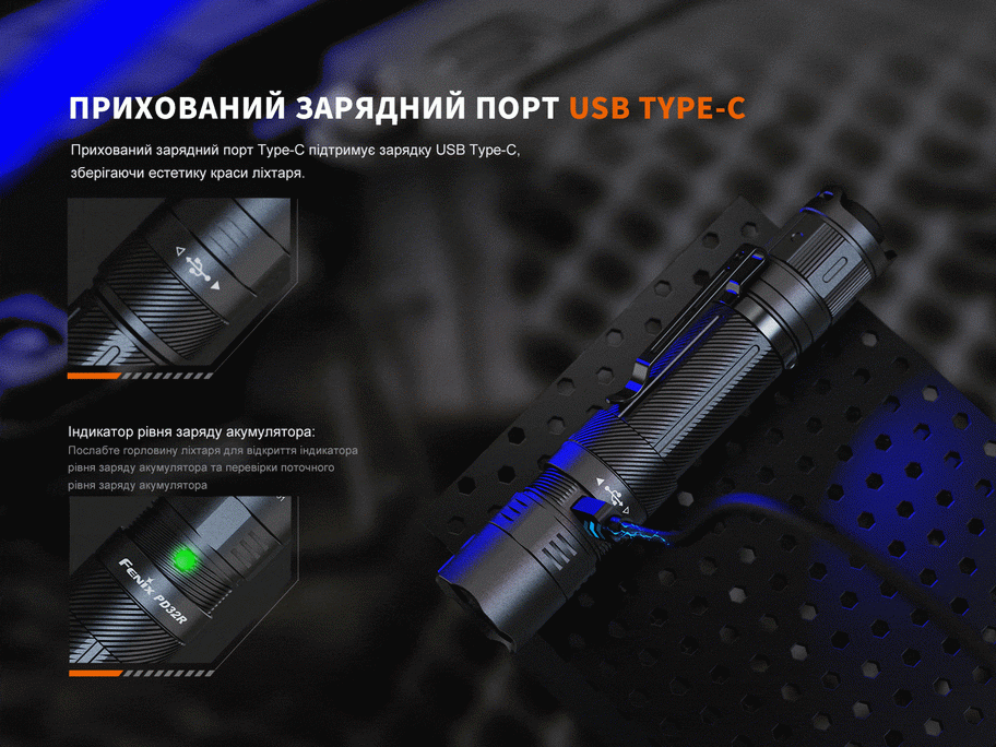 Фонарь ручной Fenix ​​PD32R