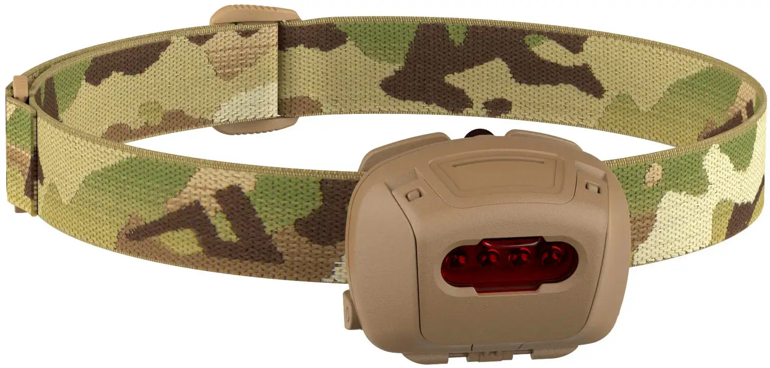 Фонарь налобный Princeton Tec Quad Tactical 78 lm Multicam 2370.44.36